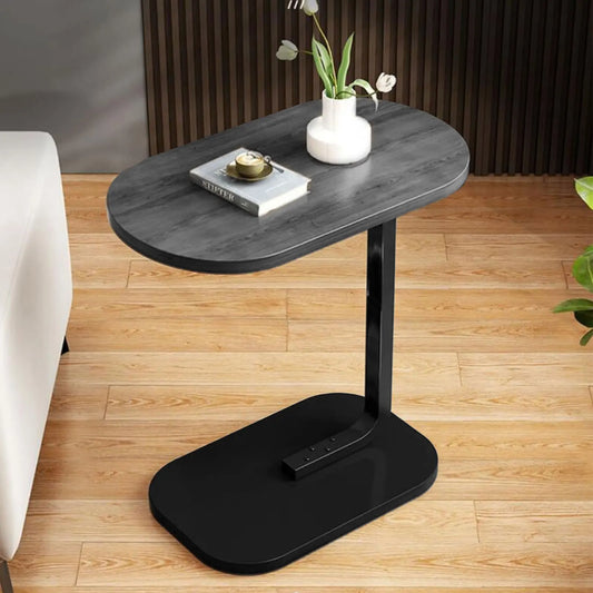 Podofo 2025 Prosty stolik kawowy w kształcie litery C, stolik nocny, stolik przy biurku, krzesła do herbaty, stolik kawowy, mobilny stolik do salonu