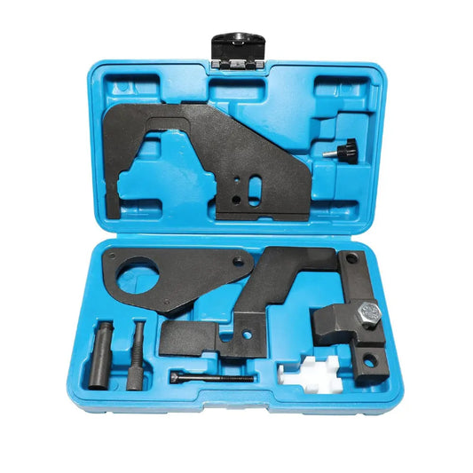 Zestaw narzędzi do blokowania wałka rozrządu silnika Podofo, kompatybilny z zestawem narzędzi do blokowania rozrządu silnika benzynowego Land Rover dla warsztatów samochodowych