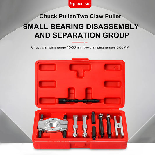Podofo 9-częściowy ściągacz łożysk skrzyni biegów, ściągacz łożysk, narzędzie do demontażu i montażu łożysk, narzędzia do naprawy samochodów