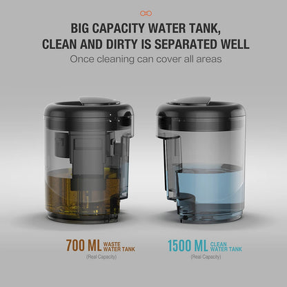 Ręczny odkurzacz do dywanów 600 W 15 kPa, przenośny odkurzacz do plam na kanapę samochodową, spryskiwacz do sierści zwierząt, ssanie, zintegrowana maszyna czyszcząca tapicerkę