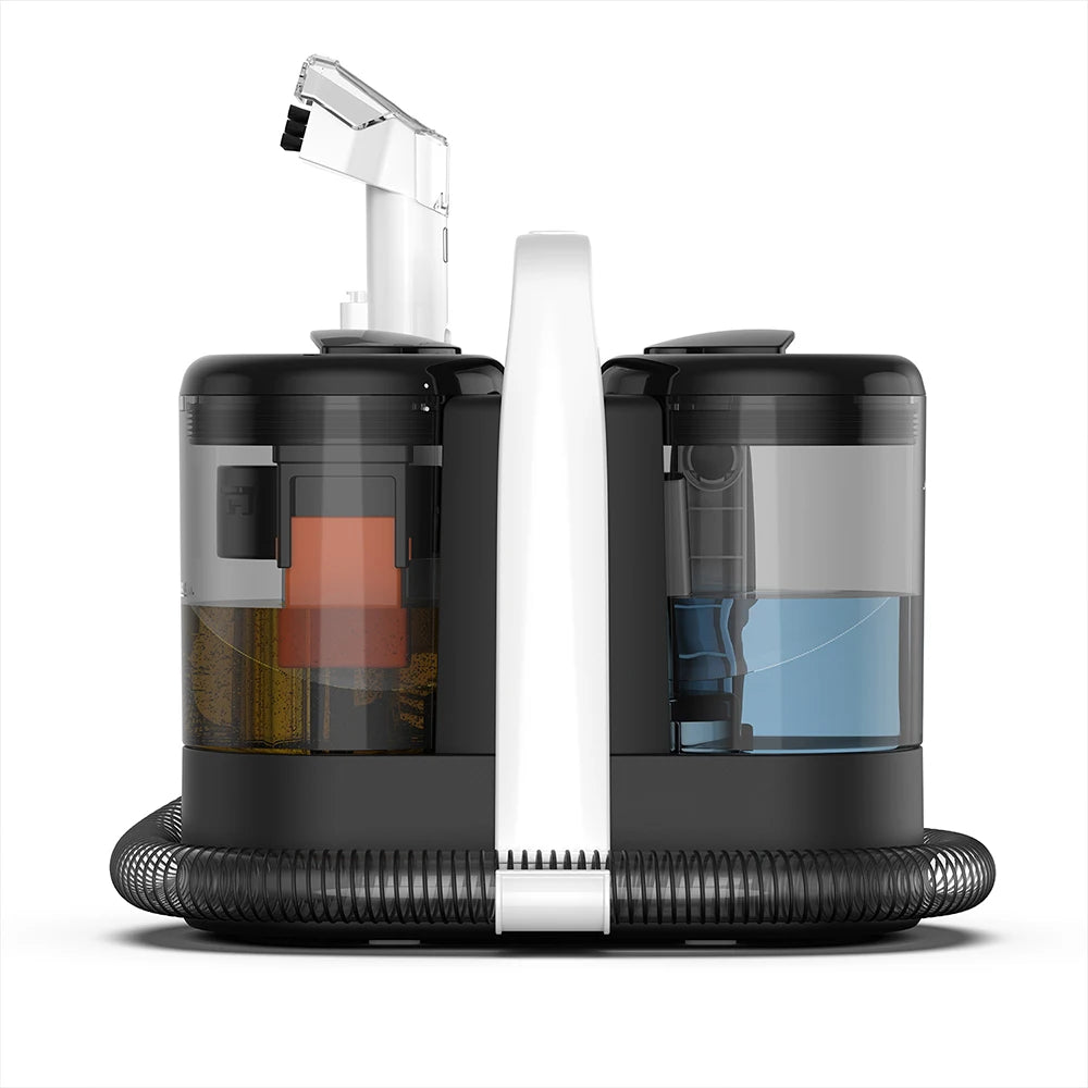 Ręczny odkurzacz do dywanów 600 W 15 kPa, przenośny odkurzacz do plam na kanapę samochodową, spryskiwacz do sierści zwierząt, ssanie, zintegrowana maszyna czyszcząca tapicerkę