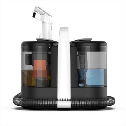 Ręczny odkurzacz do dywanów 600 W 15 kPa, przenośny odkurzacz do plam na kanapę samochodową, spryskiwacz do sierści zwierząt, ssanie, zintegrowana maszyna czyszcząca tapicerkę