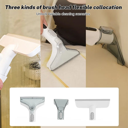 3 w 1 ręczny odkurzacz do dywanów 600 W 15 kPa przenośny środek do czyszczenia plam na kanapę samochodową, spryskiwacz do sierści zwierząt, urządzenie do czyszczenia tapicerki