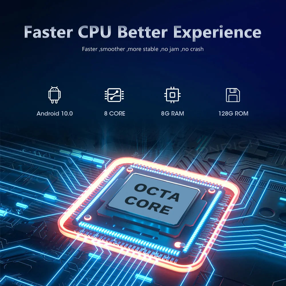 Podofo do Peugeota 107, Toyoty Aygo, Citroena C1 2005-2014, radia samochodowego, bezprzewodowego CarPlay, Androida Auto, 2+64 GB, GPS, jednostka główna, bez DVD