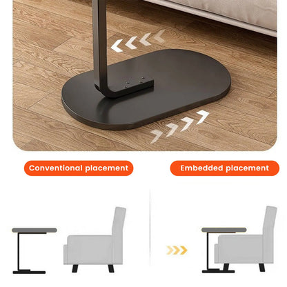 Podofo 2025 Prosty stolik kawowy w kształcie litery C, stolik nocny, stolik przy biurku, krzesła do herbaty, stolik kawowy, mobilny stolik do salonu