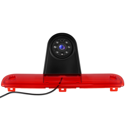 Kamera cofania Podofo z tylnym światłem stopu i noktowizorem, wodoodporna, do samochodów Fiat Ducato 2006-2018/Peugeot Boxer 2006-2018