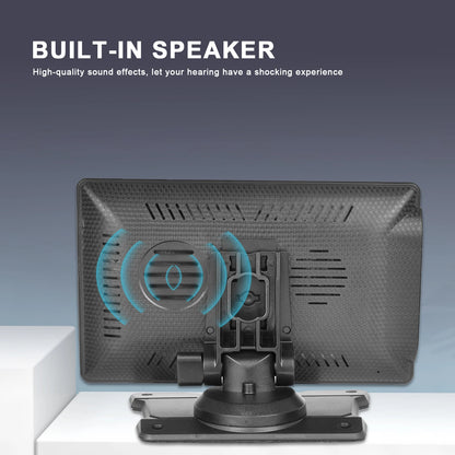 Podofo Uniwersalny 7-calowy radioodtwarzacz samochodowy multimedialny odtwarzacz wideo Bezprzewodowa nawigacja GPS CarPlay dla Apple Android Auto BT Touch Screen