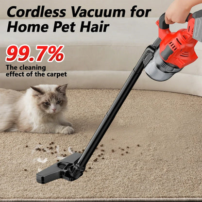 Przemysłowy bezszczotkowy odkurzacz akumulatorowy, 300 W, 9,4 kPa, wysoka siła ssania, wydajne usuwanie kurzu, do użytku domowego i komercyjnego