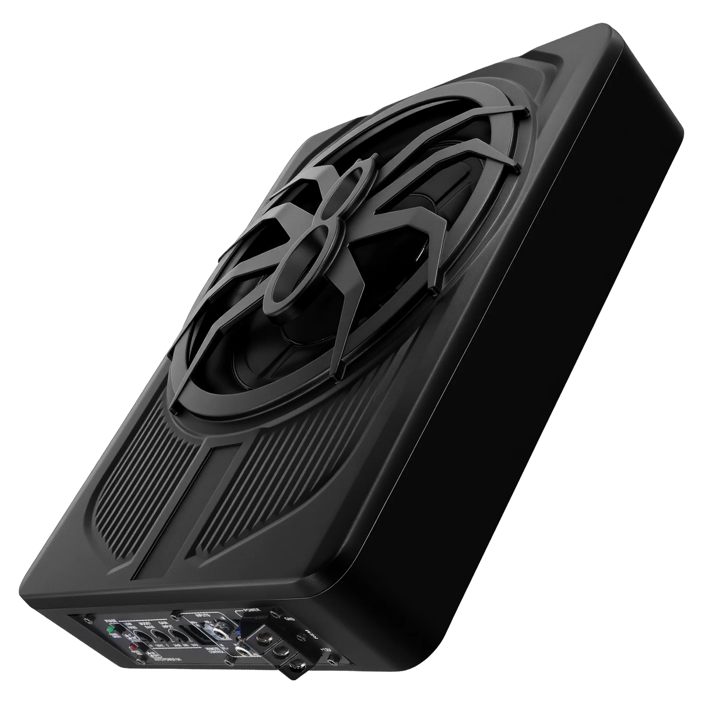 Podofo 10-calowy samochodowy system audio z subwooferem pod siedzeniem, wzmacniany subwoofer, zestaw wzmacniacza do samochodu ciężarowego i subwoofera