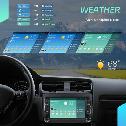 Podofo 7" Android 4G+64G do samochodowego radia samochodowego Apple Carplay GPS NAVI WIFI RDS FM BT do VW Golf 5 6 Passat Polo Touran Tiguan GPS