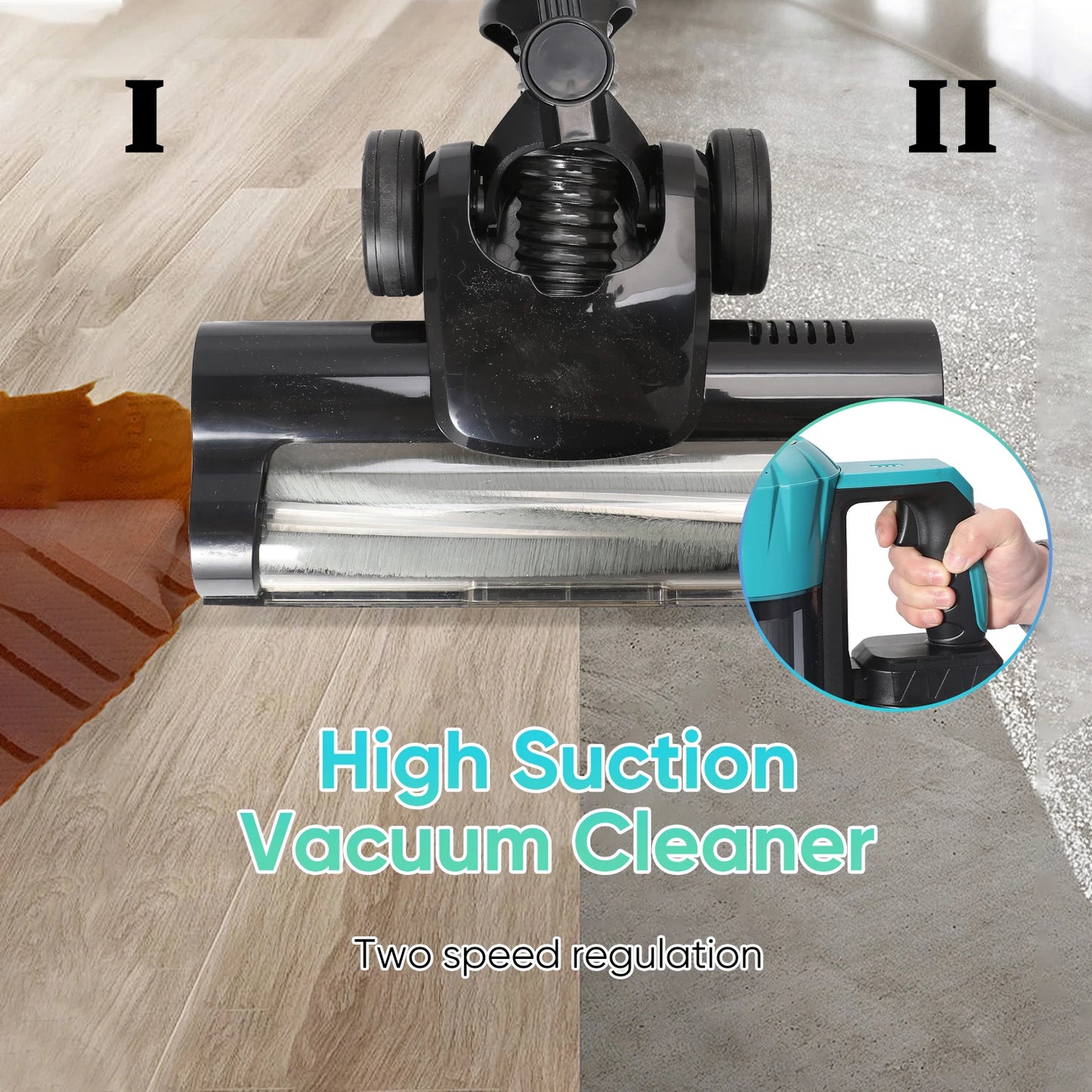 Odkurzacz pionowy LED bezprzewodowy do akumulatora Makita 18 V, silnik bezszczotkowy, siła ssania 16 kPa, pojemnik na kurz 0,8 l, czas pracy 30 minut z akcesoriami