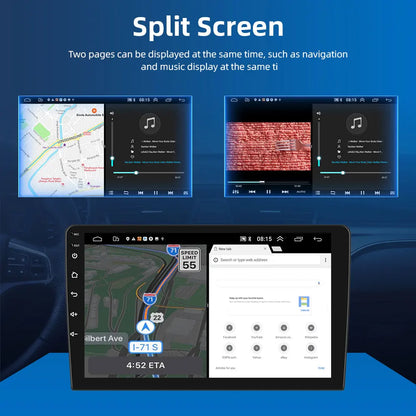 Podofo do Peugeota 107, Toyoty Aygo, Citroena C1 2005-2014, radia samochodowego, bezprzewodowego CarPlay, Androida Auto, 2+64 GB, GPS, jednostka główna, bez DVD