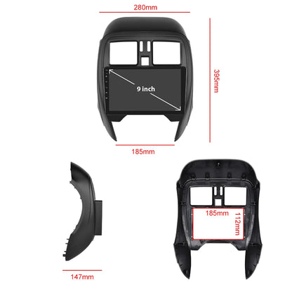 Podofo Android Auto Wireless CarPlay Radio samochodowe do NISSANA Micra K13 marzec 2013-2017 Nawigacja GPS 4G WIFI Samochodowy odtwarzacz multimedialny