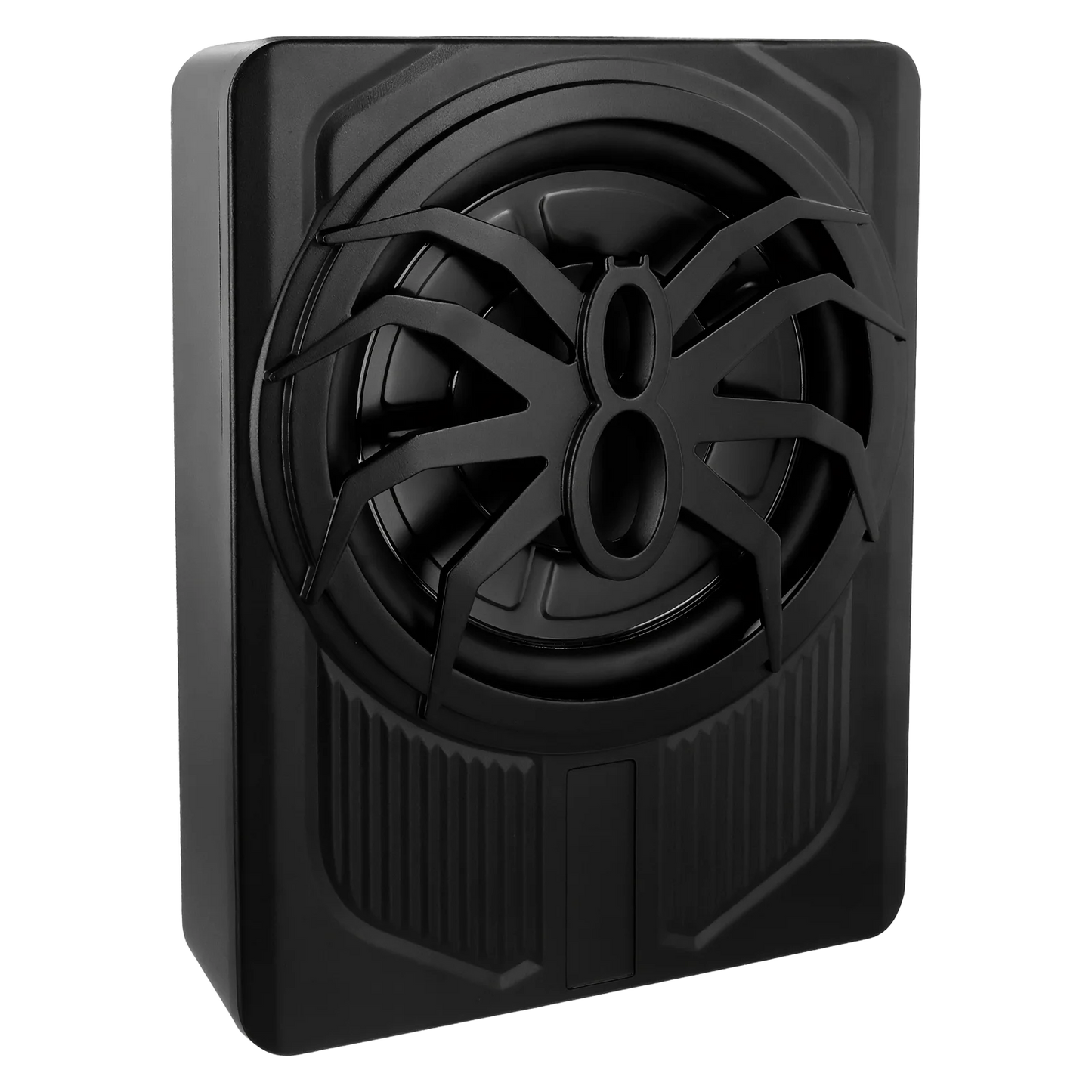 Podofo 10-calowy samochodowy system audio z subwooferem pod siedzeniem, wzmacniany subwoofer, zestaw wzmacniacza do samochodu ciężarowego i subwoofera