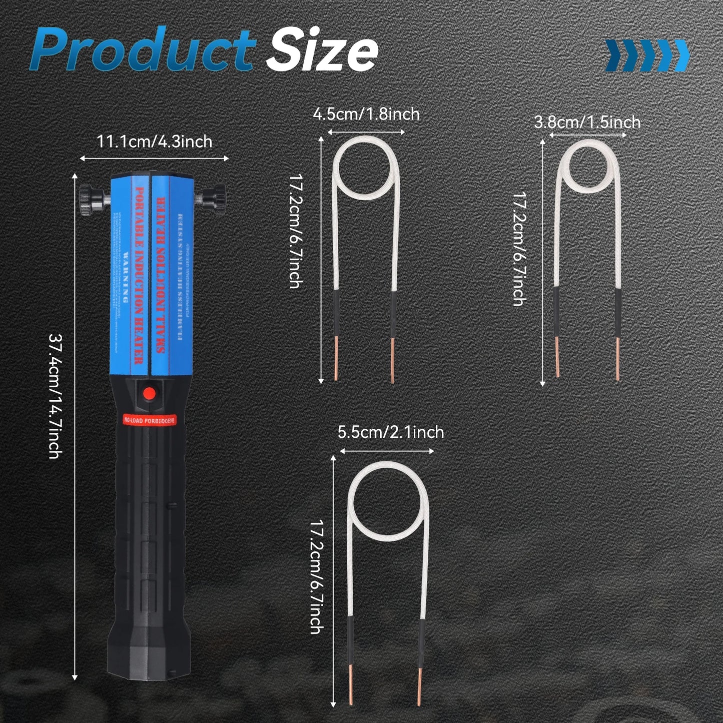 Podofo Magnetyczny podgrzewacz indukcyjny do śrub i nakrętek, narzędzie do demontażu zardzewiałych śrub, 1300 W, bezpłomieniowe narzędzie indukcyjne