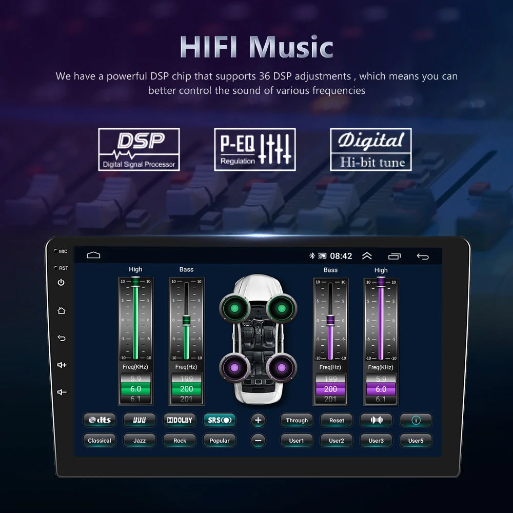 Podofo Android Auto Wireless CarPlay Radio samochodowe do NISSANA Micra K13 marzec 2013-2017 Nawigacja GPS 4G WIFI Samochodowy odtwarzacz multimedialny