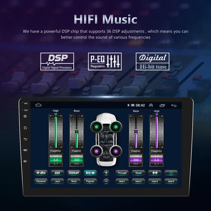 Podofo Android Auto Wireless CarPlay Radio samochodowe do NISSANA Micra K13 marzec 2013-2017 Nawigacja GPS 4G WIFI Samochodowy odtwarzacz multimedialny