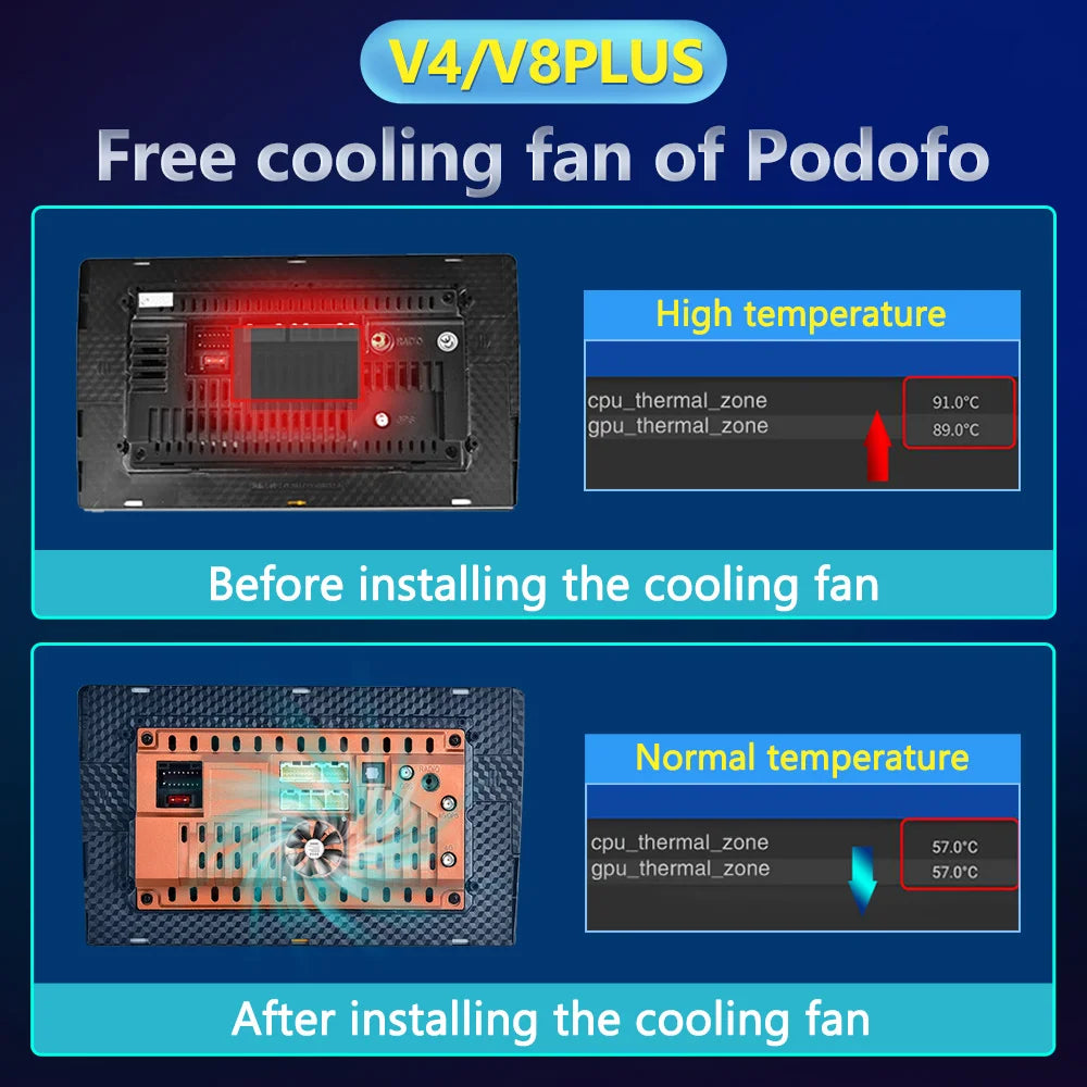 Podofo Android Auto Wireless CarPlay Radio samochodowe do NISSANA Micra K13 marzec 2013-2017 Nawigacja GPS 4G WIFI Samochodowy odtwarzacz multimedialny