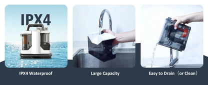 Ręczny odkurzacz do dywanów 750 W 15 kPa, przenośny odkurzacz do plam na kanapę samochodową, spray do sierści zwierząt, zintegrowany odkurzacz do tapicerki